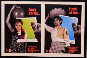 1st prize (Chaitanya Dattaprakash Sinai Kuncolienker) topic poster on women empowerment