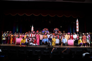 Chairman and council members with all the participants