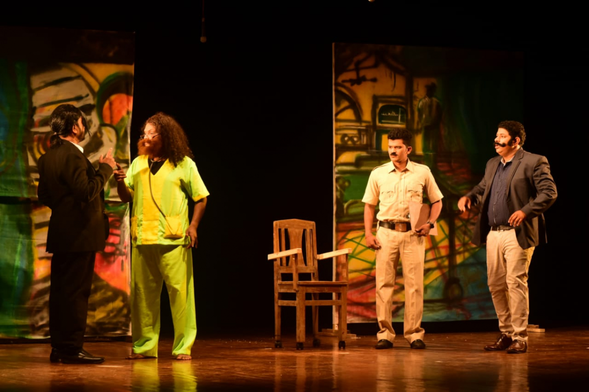 'Kasale Ani Ghosale' first prize winning drama staged by Atharva Ved, Altinho-Panaji in Konkani Drama Competition
