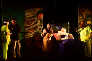 Photo of first winning drama' Kasale Ani Ghosale' by Atharva Ved, Altinho-Panaji  in Konkani Drama Competition