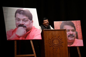 Cheif Guest, Dr. Dilip Pandharpatte, District Collector, Sindhudurg addressing the audience